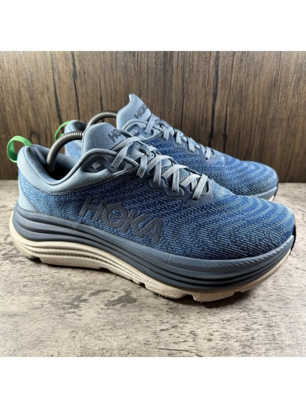 Hoka One One Gaviota 5 Men's US Size 10D Blue Running Shoes 1134234 DHN